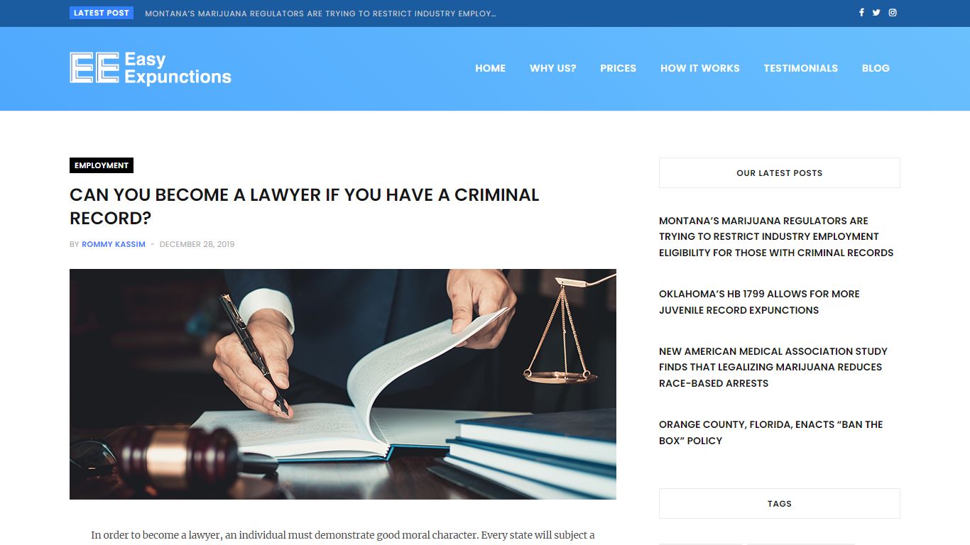 Can You Become a Lawyer if You Have a Criminal Record?