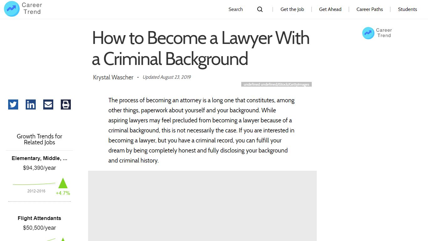 How to Become a Lawyer With a Criminal Background | Career ...